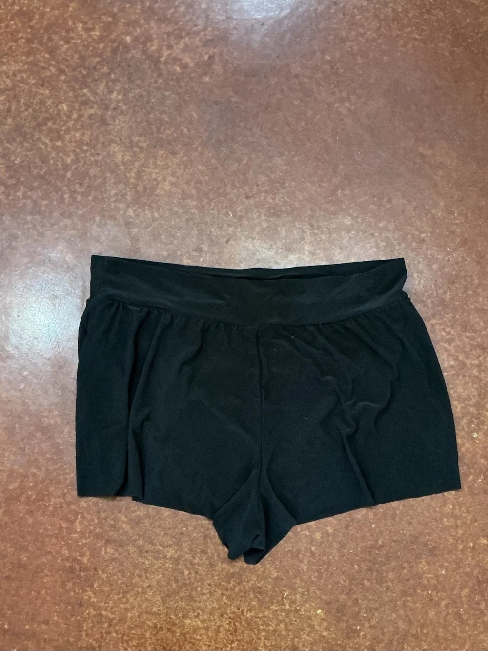 Aqua Green Black Flow Shorts Swim Coverup